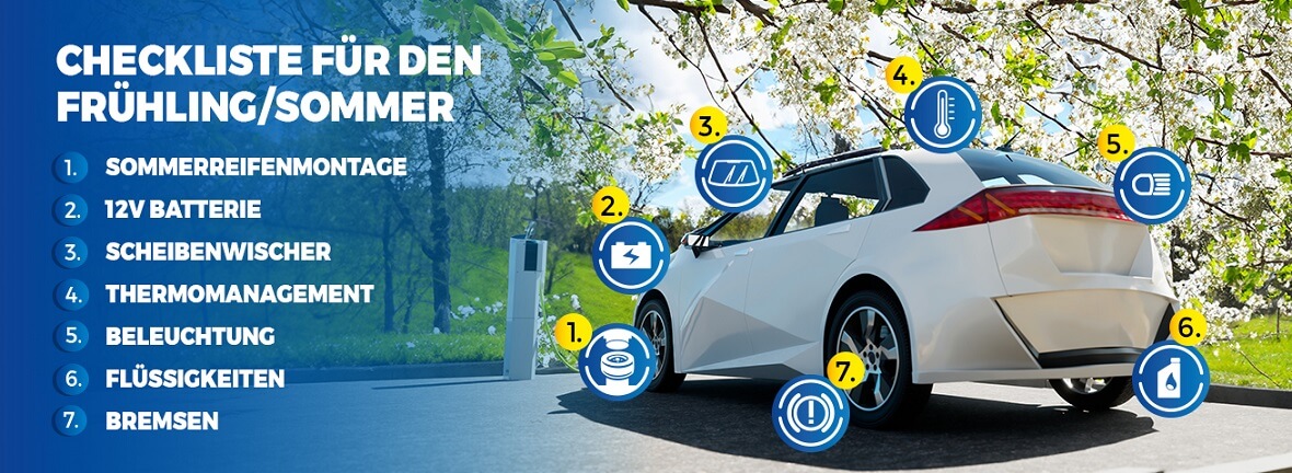 E-Autos Frühjahrscheck Checkliste
