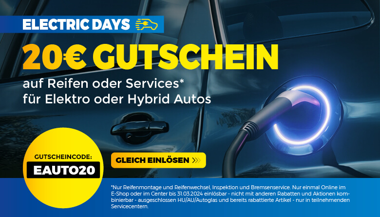 Electric Days: 20 € Gutschein für E-Autos